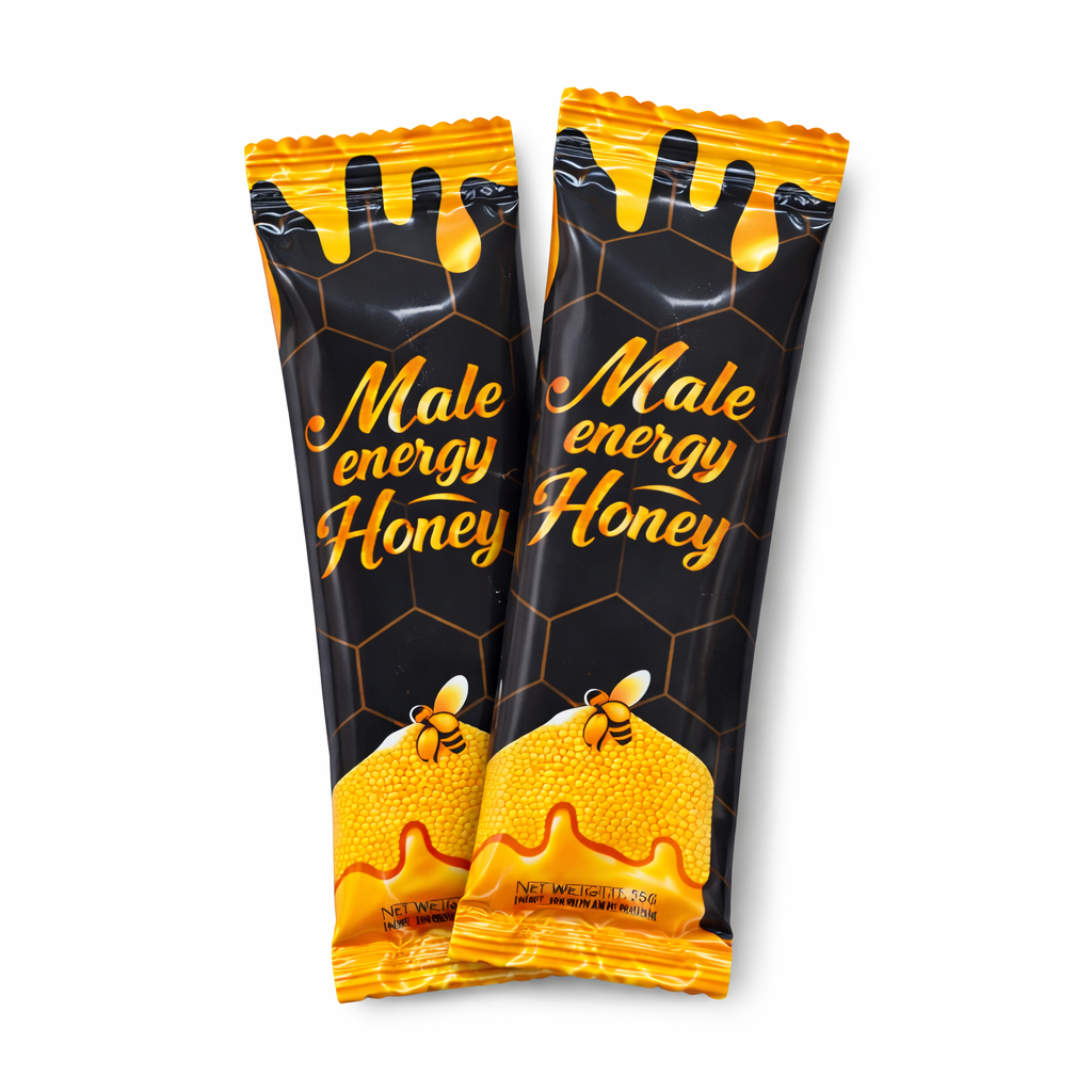 MIEL AFRODISAQUE PUISSANT HOMME ROYAL BLACK HONEY GOLD - MIEL APHRODISIAQUE HOMME 100% NATUREL GINSENG FORMULE INTENSE EFFICACE 5 SACHETS
